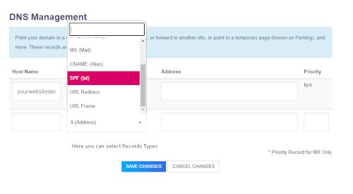 Select Records Types