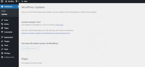 Wordpress Updated